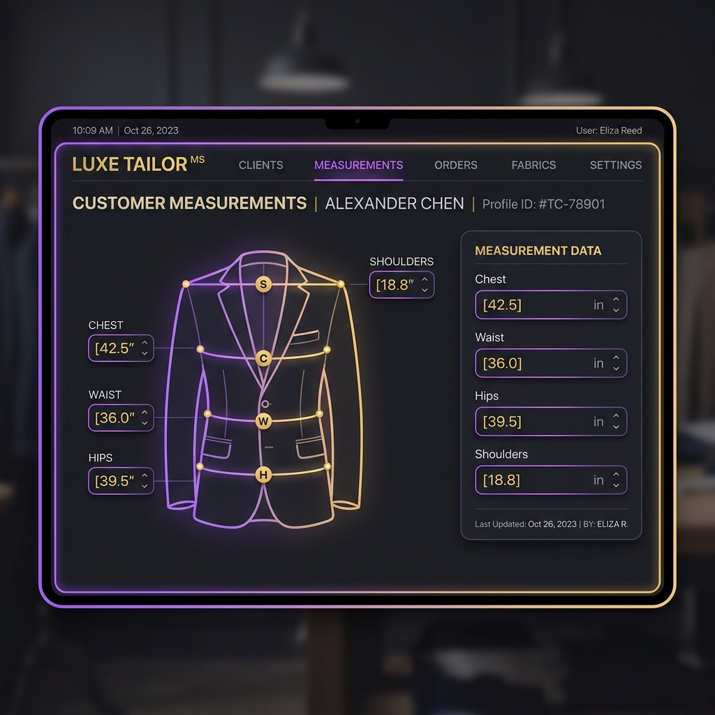 StitchLuxe Measurement Profile System